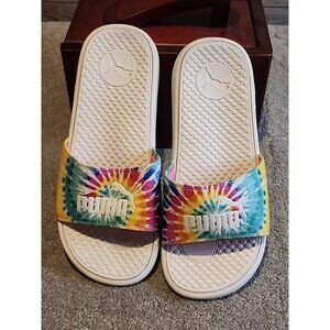 Puma Multicolor Tie-Dye Slide Sandals
